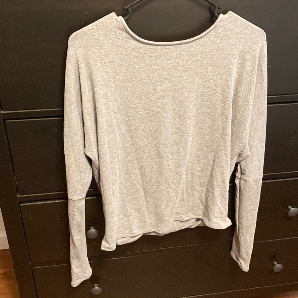 Open back shirt
